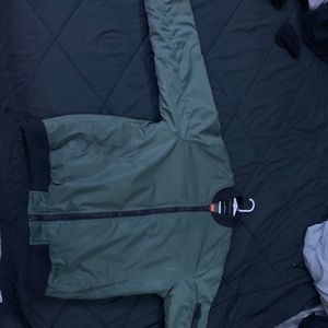 Dark green boomer jacket